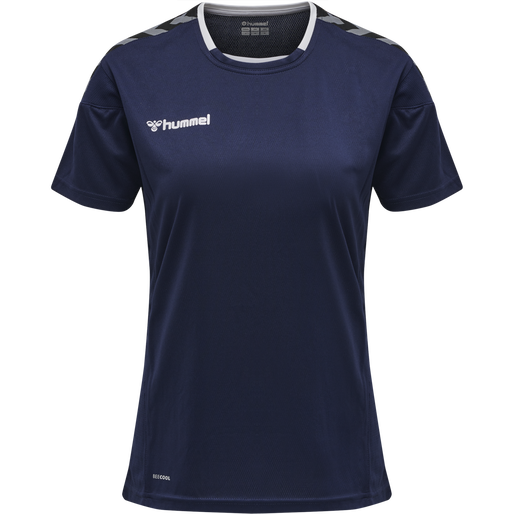 hmlAUTHENTIC POLY JERSEY WOMAN S/S, MARINE, packshot