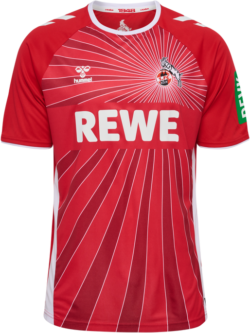 1FCK 24/25 AWAY JERSEY S/S, TRUE RED, packshot