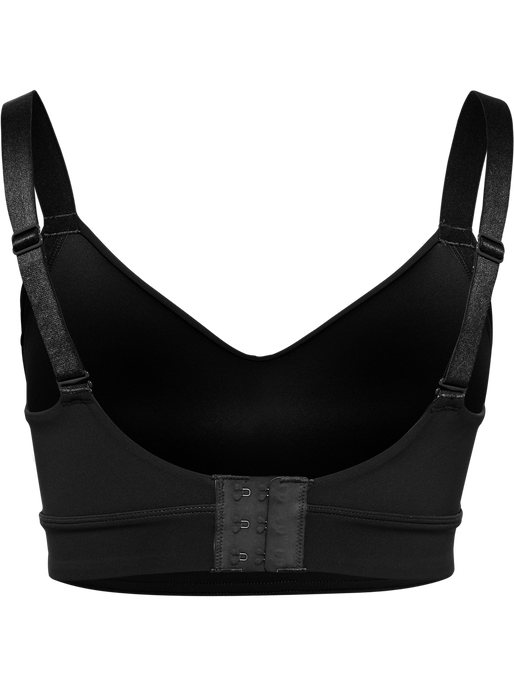 hmlPULSE HIGH SUPPORT BRA, BLACK hmlPULSE HIGH SUPPORT BRA, BLACK, packshot