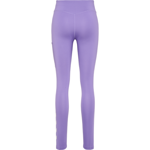 hmlMT CHIPO MID WAIST TIGHTS, PAISLEY PURPLE, packshot