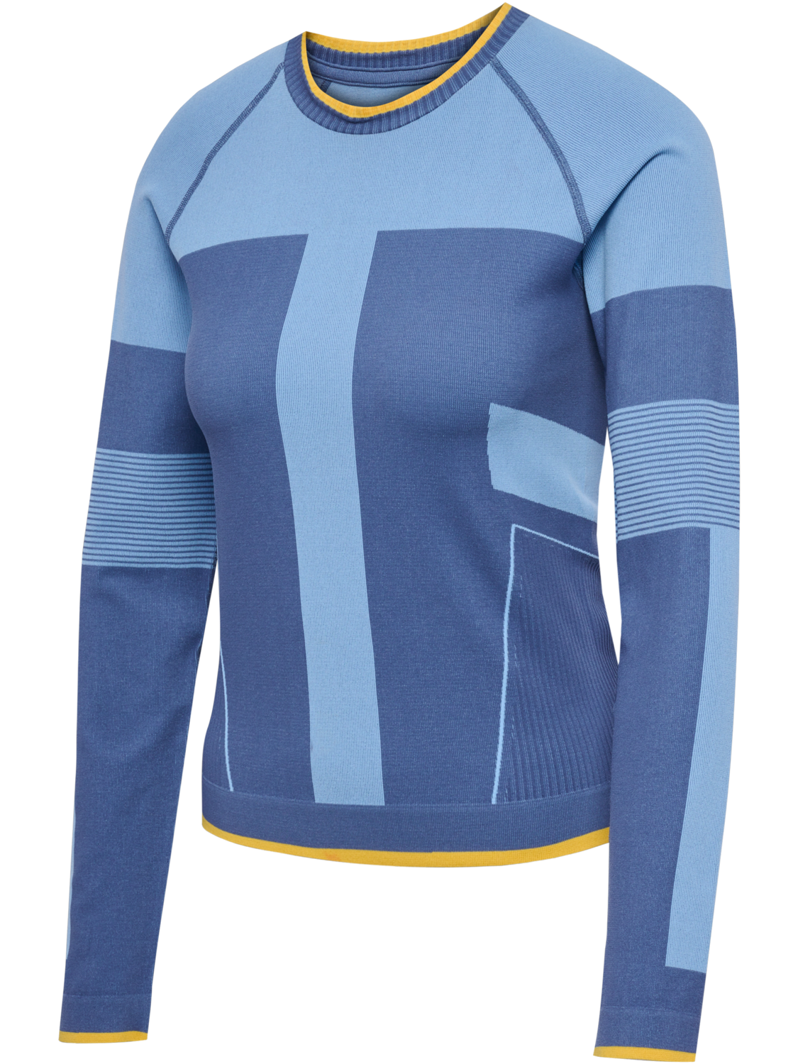 hmlSEAMLESS TEE LS, DUTCH BLUE, packshot