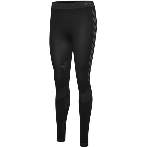 HUMMEL FIRST SEAMLESS TIGHTS WOMEN , BLACK, packshot