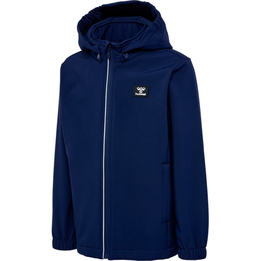hmlMARS SOFTSHELL JACKET, BLACK IRIS hmlMARS SOFTSHELL JACKET, BLACK IRIS, packshot