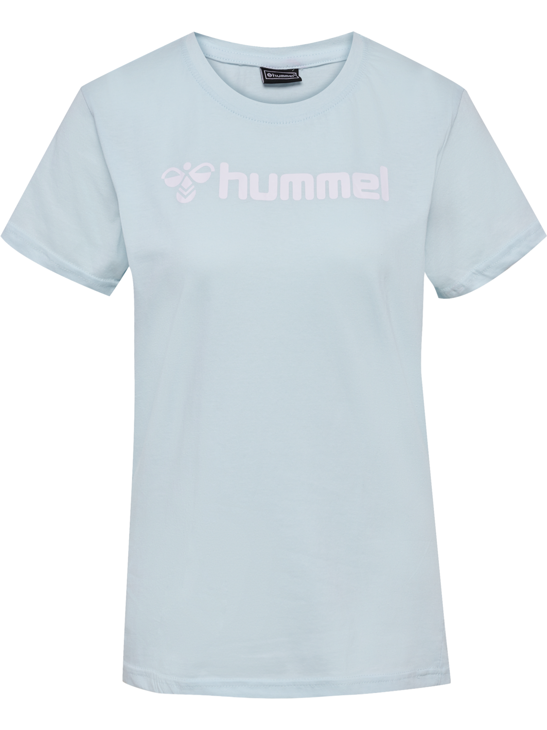 hmlMOVER COTTON T-SHIRT S/S WOMAN, BABY BLUE, packshot