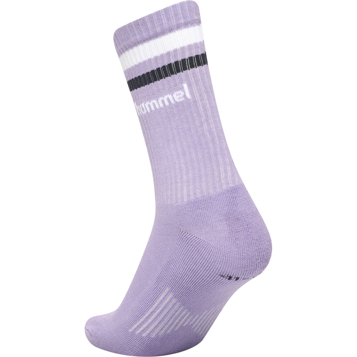 hmlRETRO 4-PACK SOCKS MIX, WHITE/PURPLE/GREY, packshot