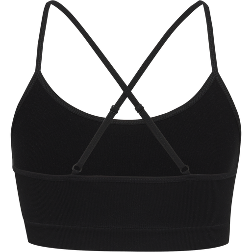 hmlJUNO SEAMLESS BRA, BLACK hmlJUNO SEAMLESS BRA, BLACK, packshot