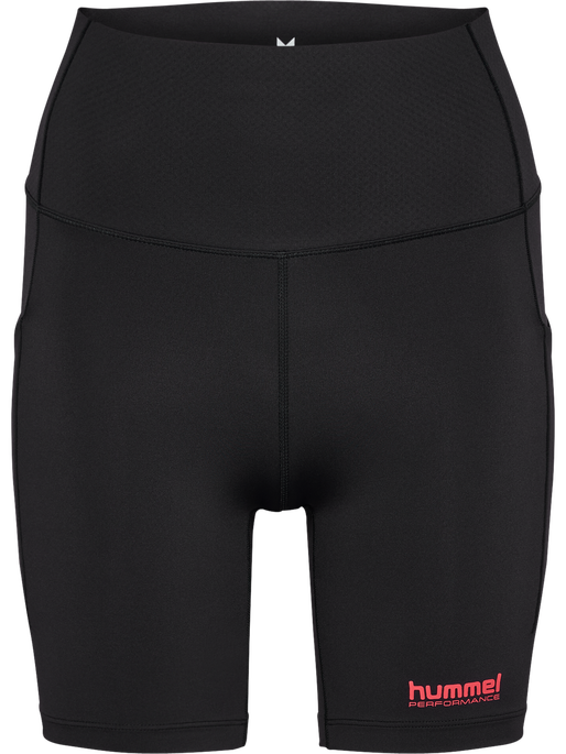hmlHIIT INTENSITY HW SHORT TIGHTS, BLACK, packshot