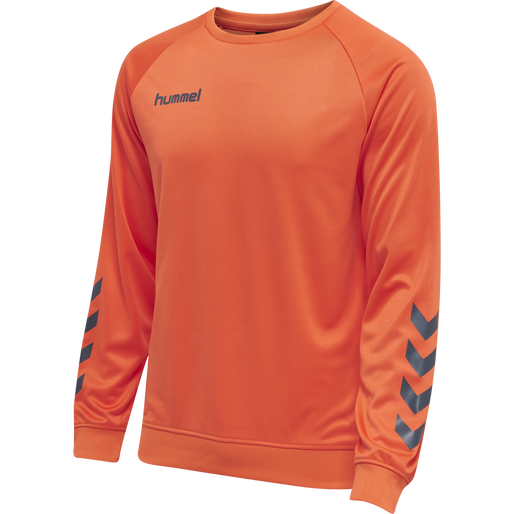 hmlPROMO POLY SWEATSHIRT, NASTURTIUM **DO NOT USE, packshot