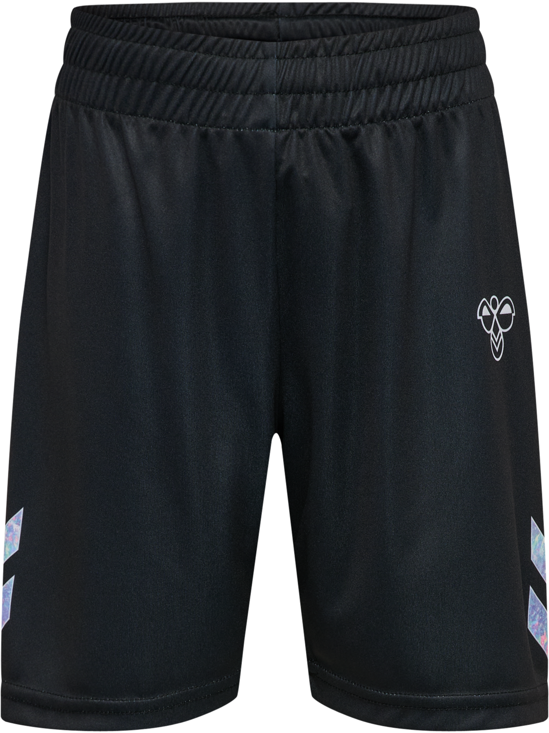 hmlSHIMMER SHORTS, BLACK, packshot