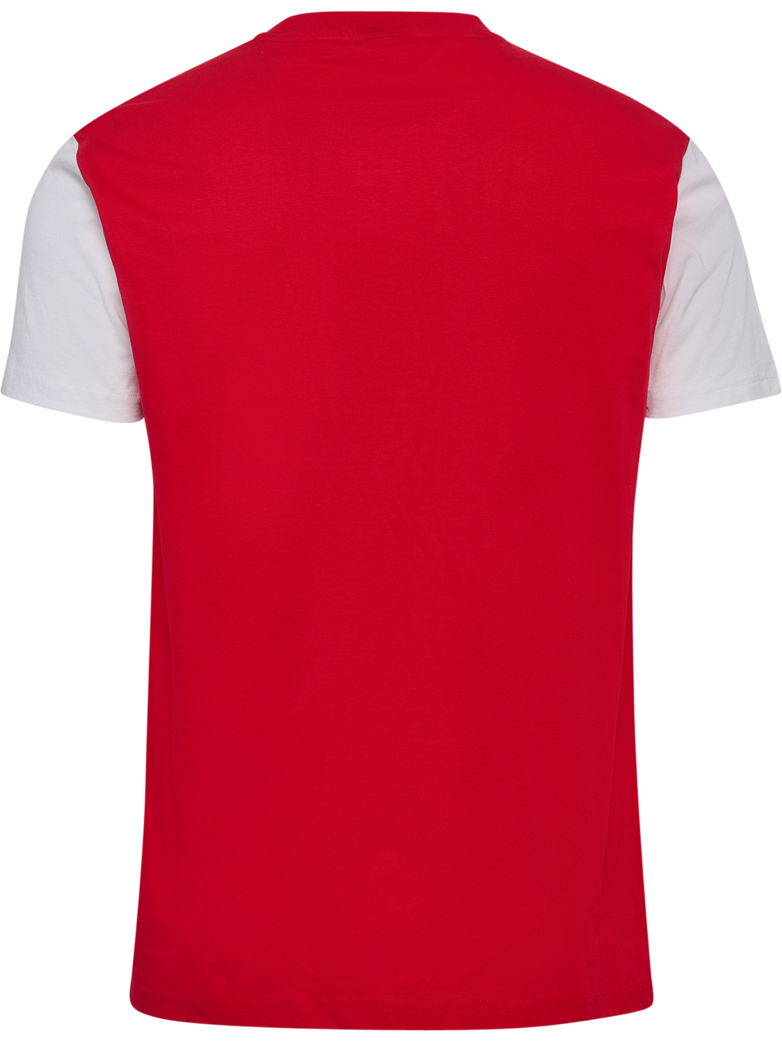 DBU 26 FAN RED-WHITE TEE SS, TANGO RED/WHITE, packshot