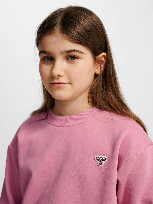 hmlJR LOOSE CREWNECK BEE, POLIGNAC, model