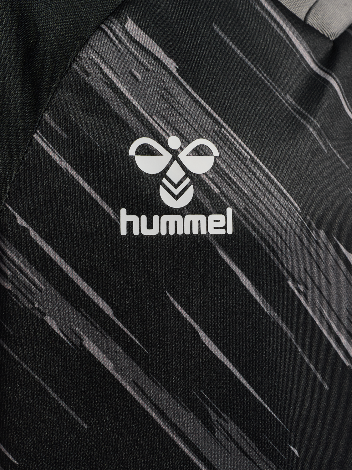 hmlMATCH TRIUMPH JERSEY S/S KIDS, BLACK/STEEL GRAY, packshot