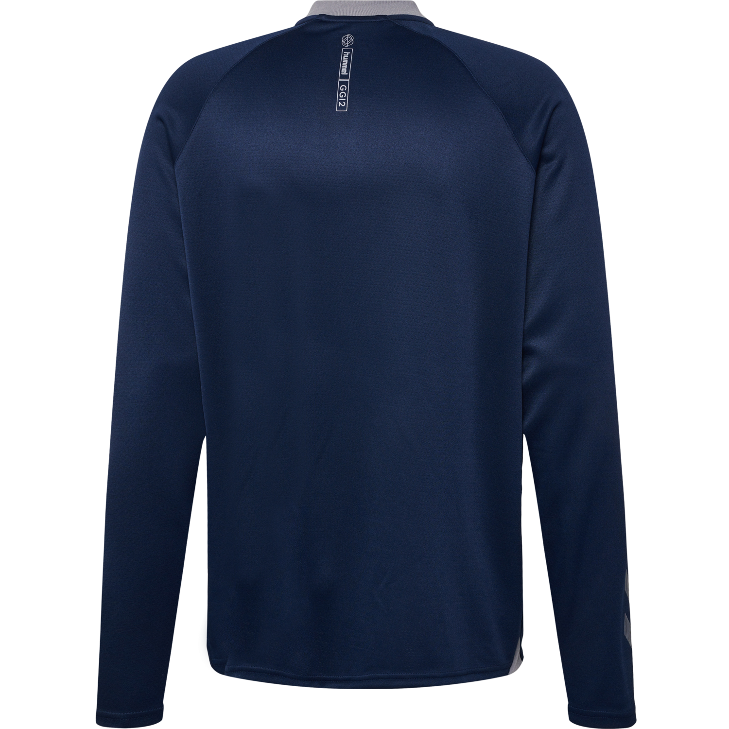 hmlGG12 ACTION HALF ZIP SWEAT, MARINE/ALLOY, packshot