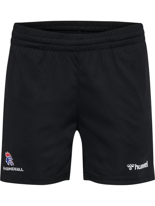 FFHB REFEREE POLY SHORTS WOMA, BLACK W/LOGO FFHB REFEREE POLY SHORTS WOMA, BLACK W/LOGO, packshot