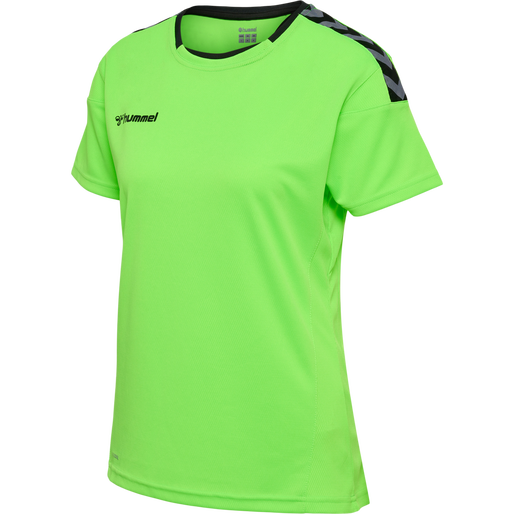 hmlAUTHENTIC POLY JERSEY WOMAN S/S, GREEN GECKO, packshot