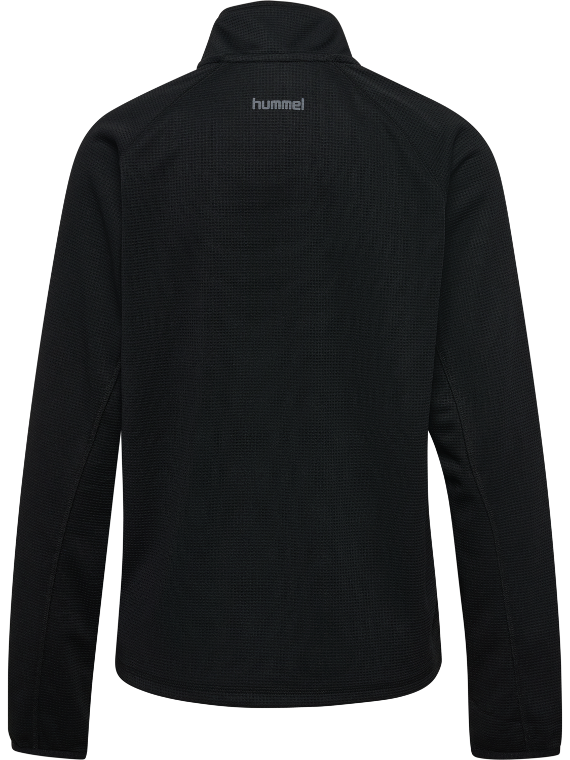 hmlPULSE W HALF ZIP MIDLAYER, BLACK, packshot