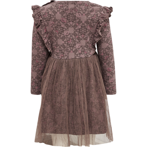 hmlFIA DRESS L/S, DEEP TAUPE, packshot