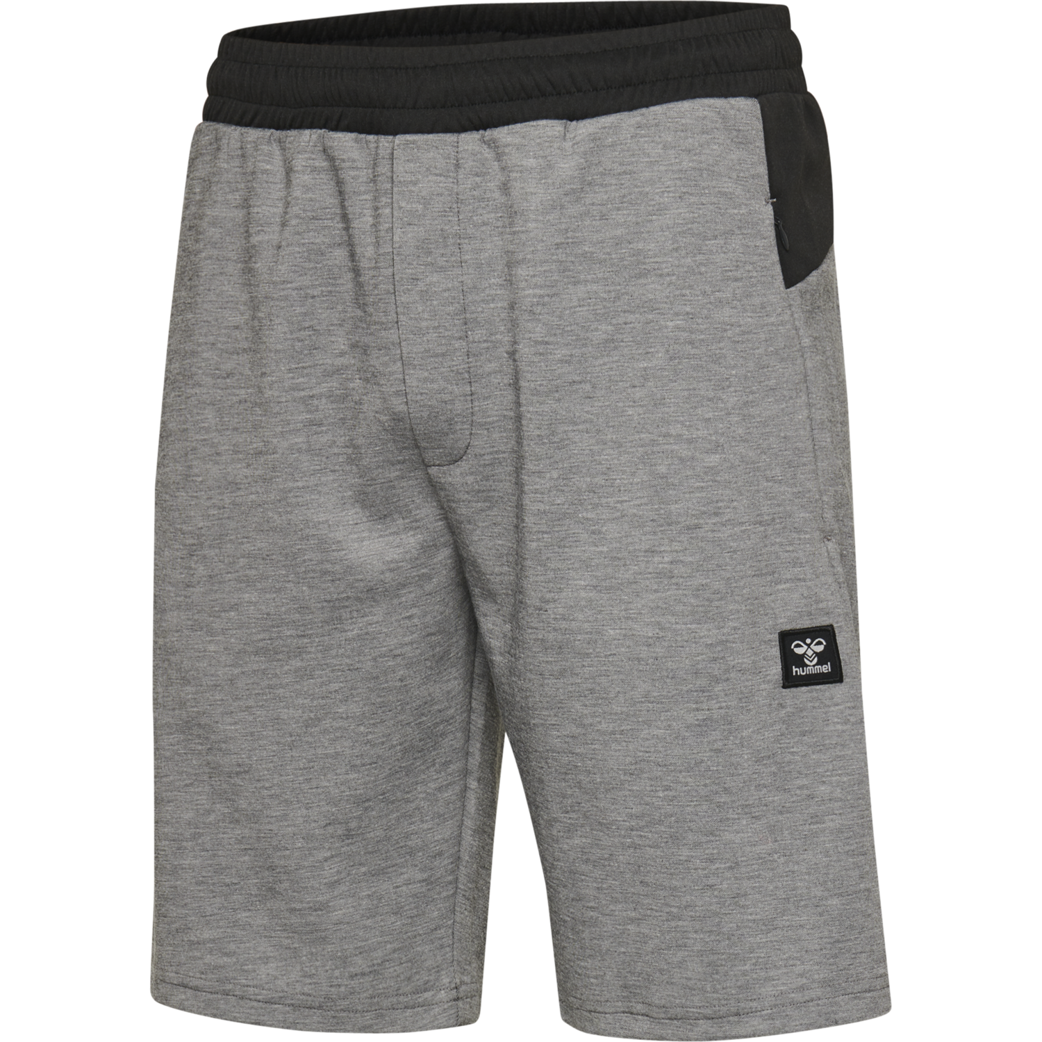 hmlTROPPER SHORTS, GREY MELANGE, packshot