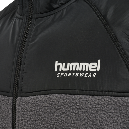 hmlLGC CHARLEY FLEECE WAISTCOAT, BLACKENED PEARL hmlLGC CHARLEY FLEECE WAISTCOAT, BLACKENED PEARL, packshot