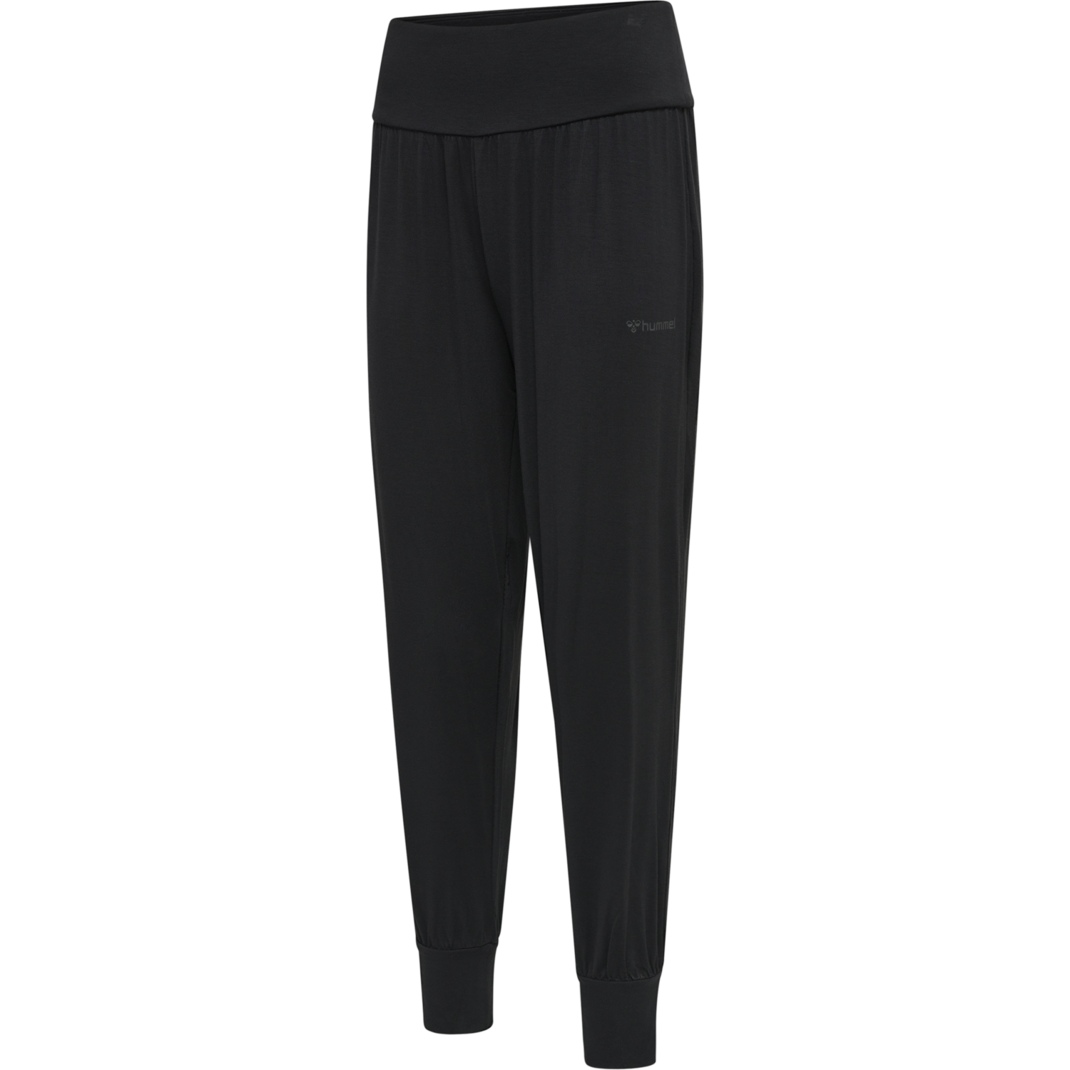 hmlMT FIONA LOOSE PANTS, BLACK, packshot