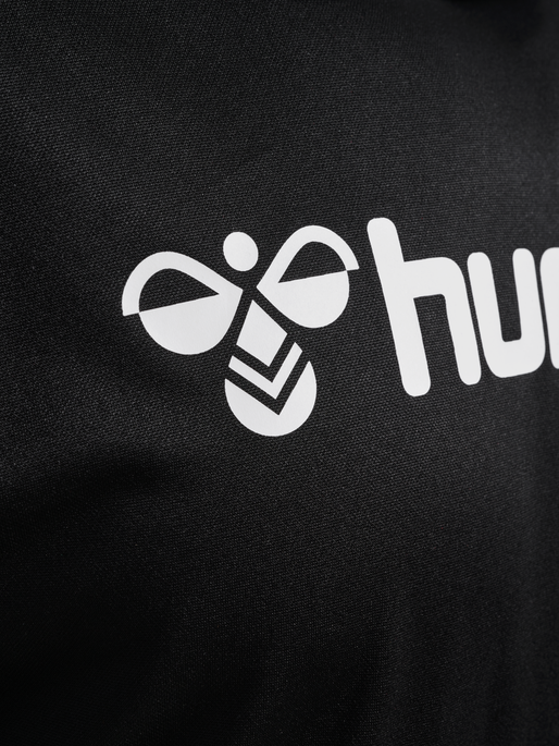 hmlLOGO HOODIE, BLACK, packshot
