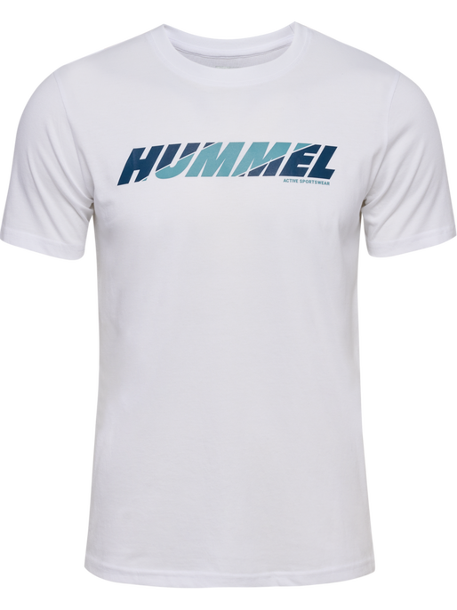 hmlGRAPHIC BOLD LOGO TEE, WHITE, packshot