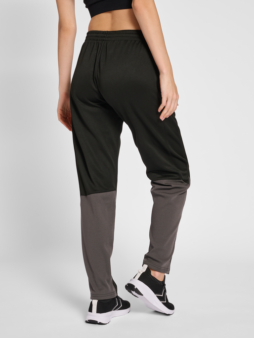 hmlONGRID POLY PANTS WO, JET BLACK, model