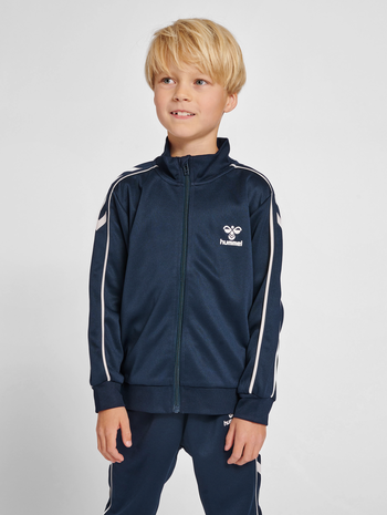 hmlTRACK TRACKSUIT, BLACK IRIS, model