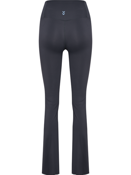 hmlYOGA HIGH WAIST FLARE W TIGHTS, EBONY, packshot