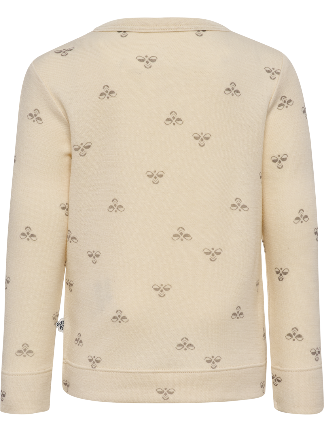 hmlMINI WOOL T-SHIRT L/S, WHITECAP GRAY, packshot
