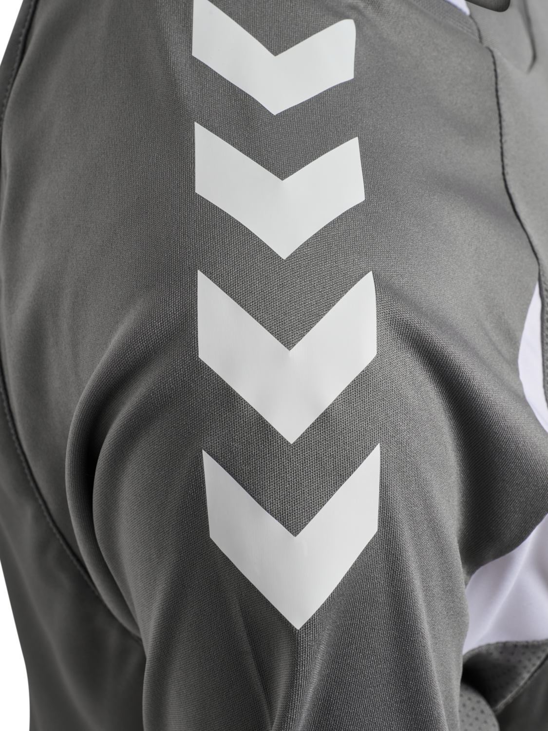 hmlCORE 2.0 JERSEY S/S WOMAN, STEEL GRAY/WHITE, packshot