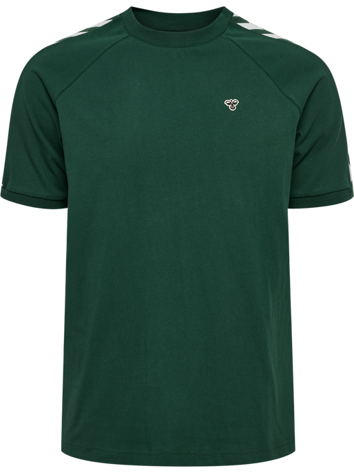 hmlARCHIVE LOOSE T-SHIRT S/S, DARK GREEN, packshot