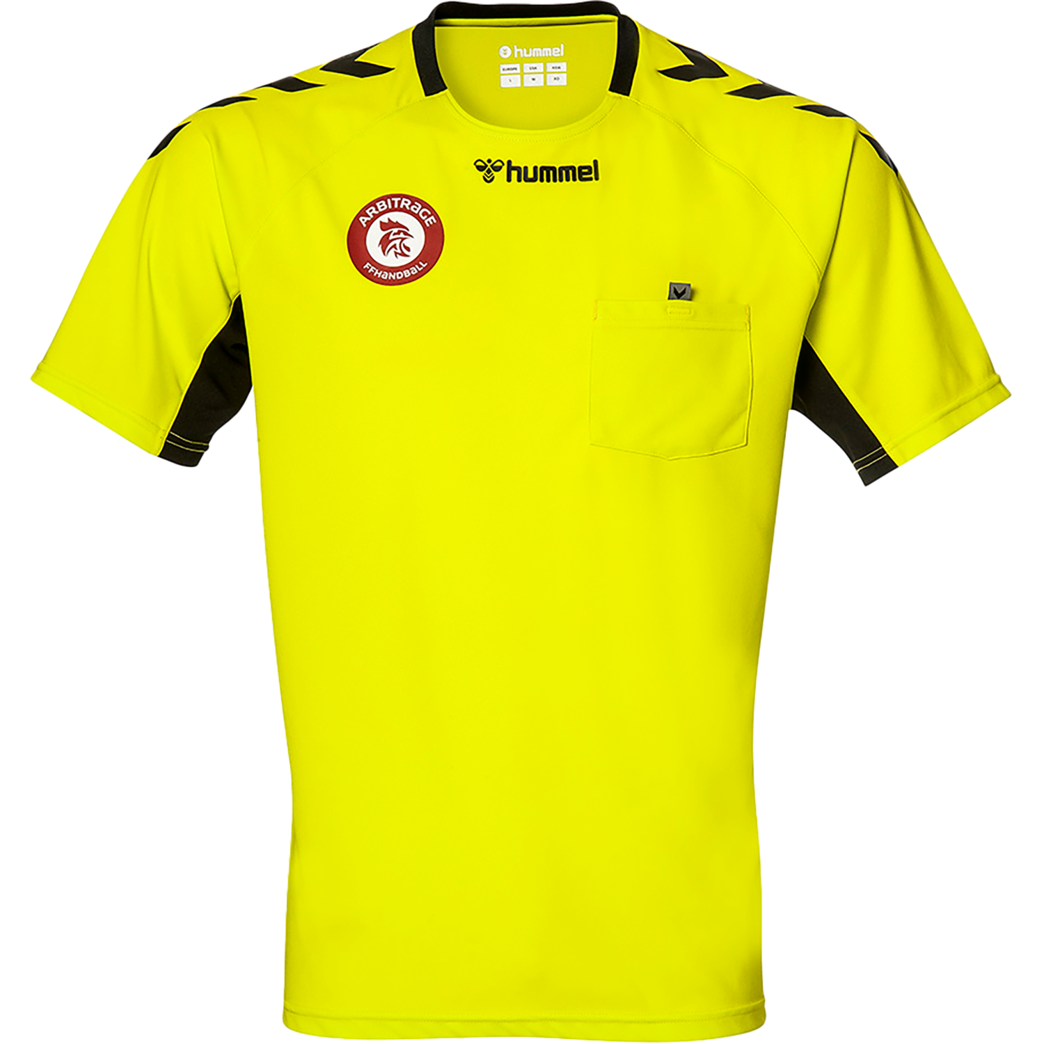 FFHB REFEREE YOUTH JERSEY S/S, EVENING PRIMROSE, packshot