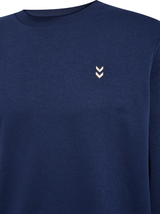 hmlPULSE SWEAT CREWNECK, DRESS BLUES, packshot