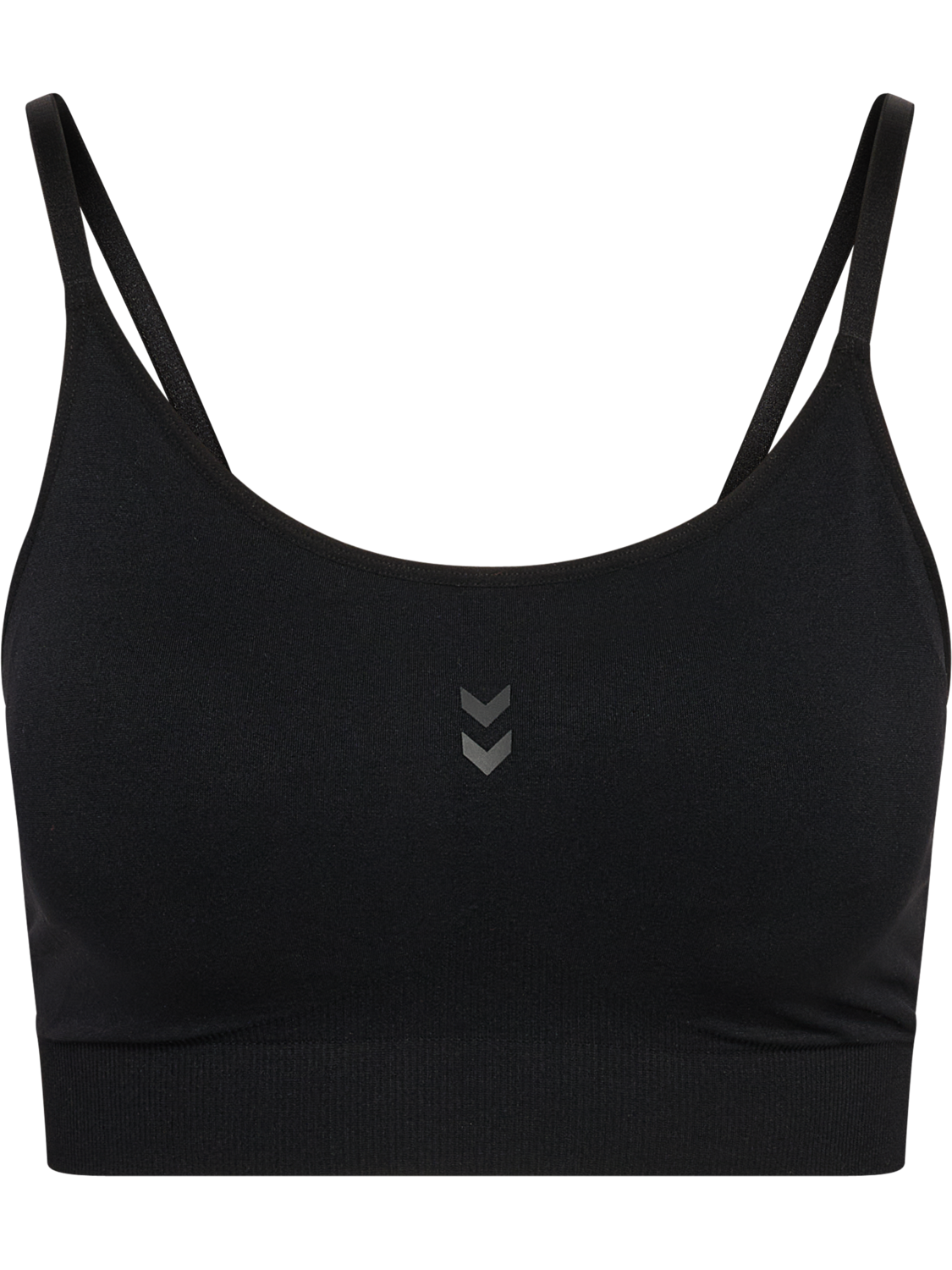 hmlFLOW PADDED BRA, BLACK, packshot