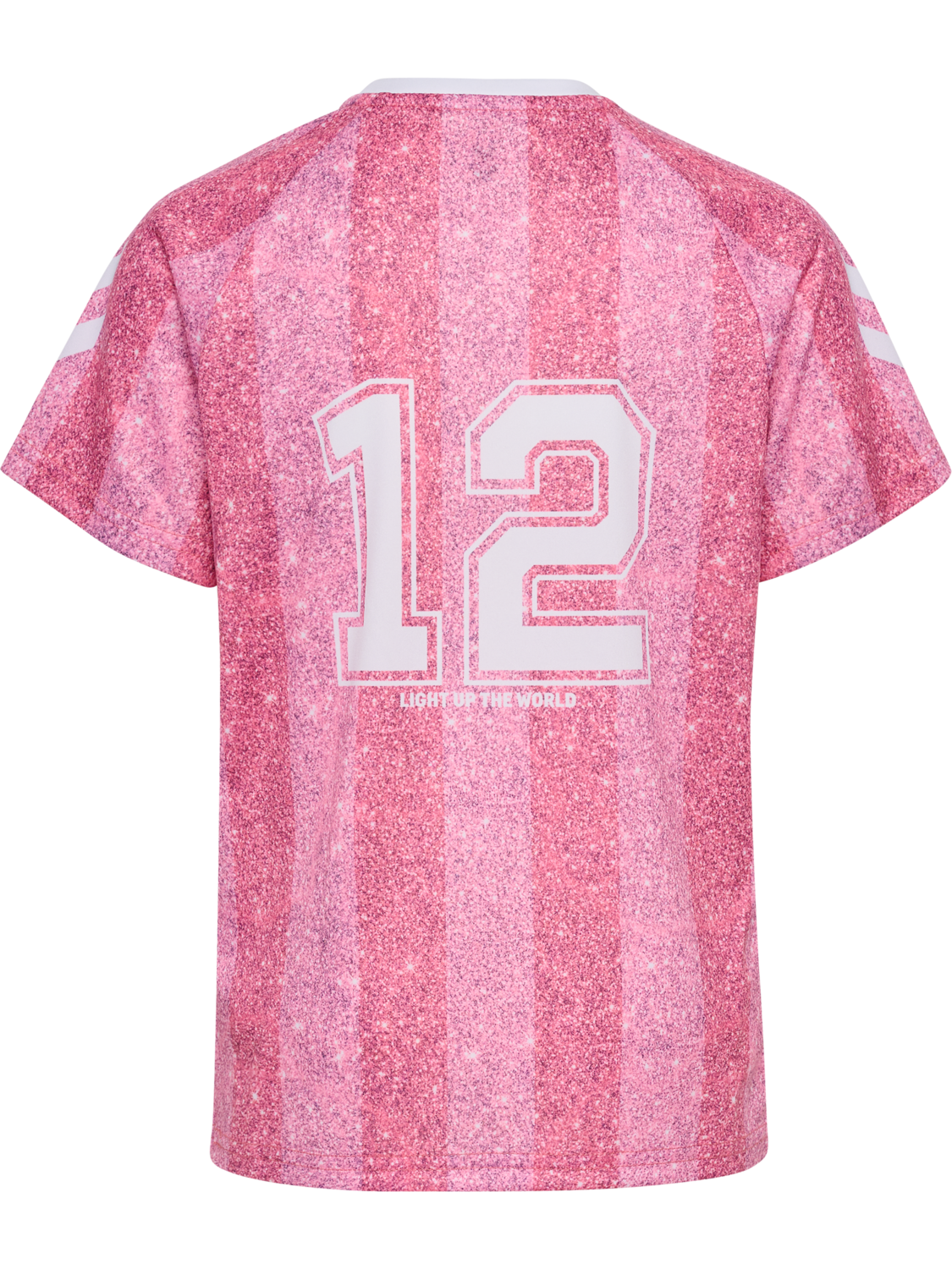 hmlSHIMMER T-SHIRT S/S, CHATEAU ROSE/BRIGHT WHITE, packshot