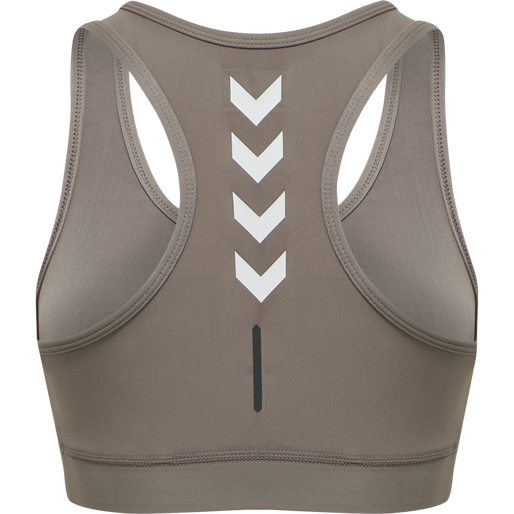 hmlTE TOLA 2-PACK SPORTS BRA, BLACK/DRIFTWOOD, packshot