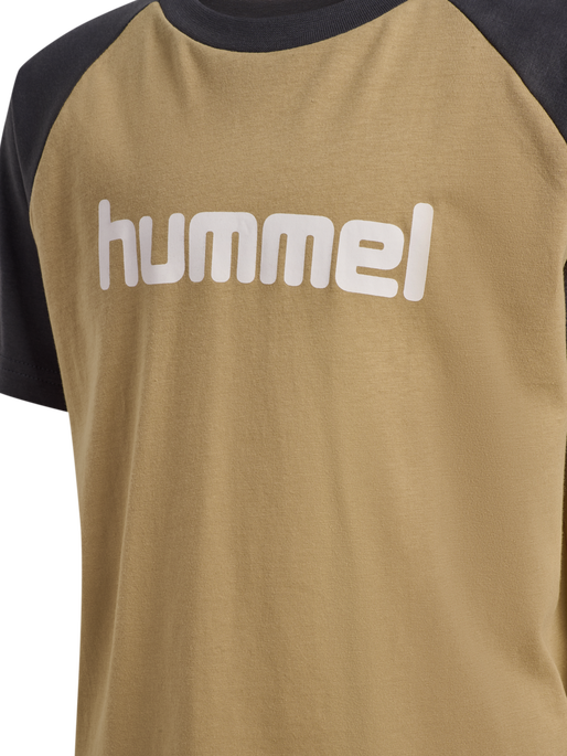 hmlJR LOGO T-SHIRT S/S, CORNSTALK, packshot