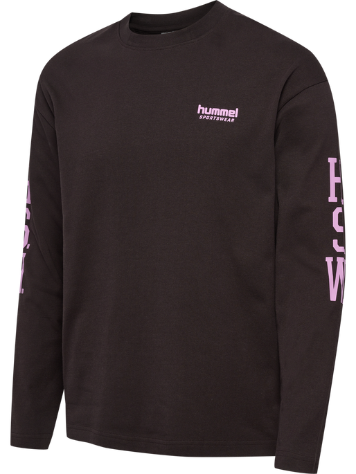 hmlLOOSE T-SHIRT L/S SW STADIUM, AFTER DARK hmlLOOSE T-SHIRT L/S SW STADIUM, AFTER DARK, packshot