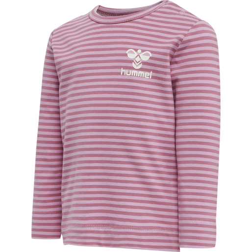 hmlMULLE T-SHIRT L/S, MAUVE MIST, packshot