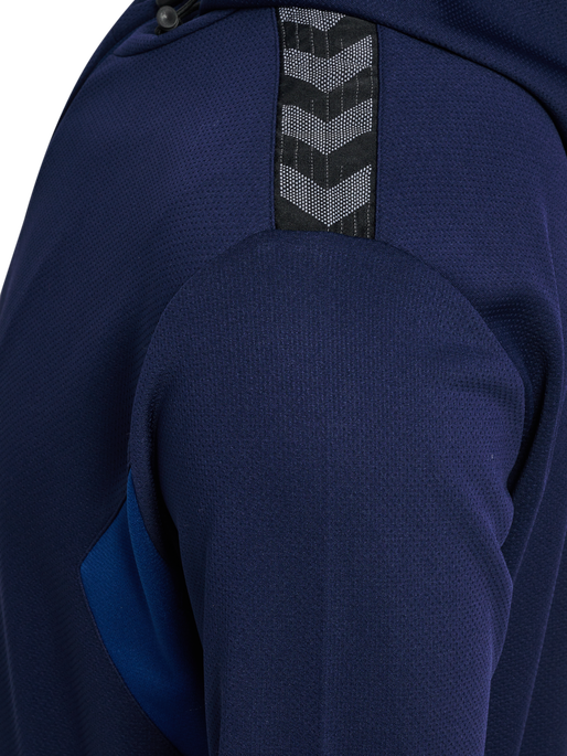 hmlAUTHENTIC PL ZIP HOODIE, MARINE, packshot
