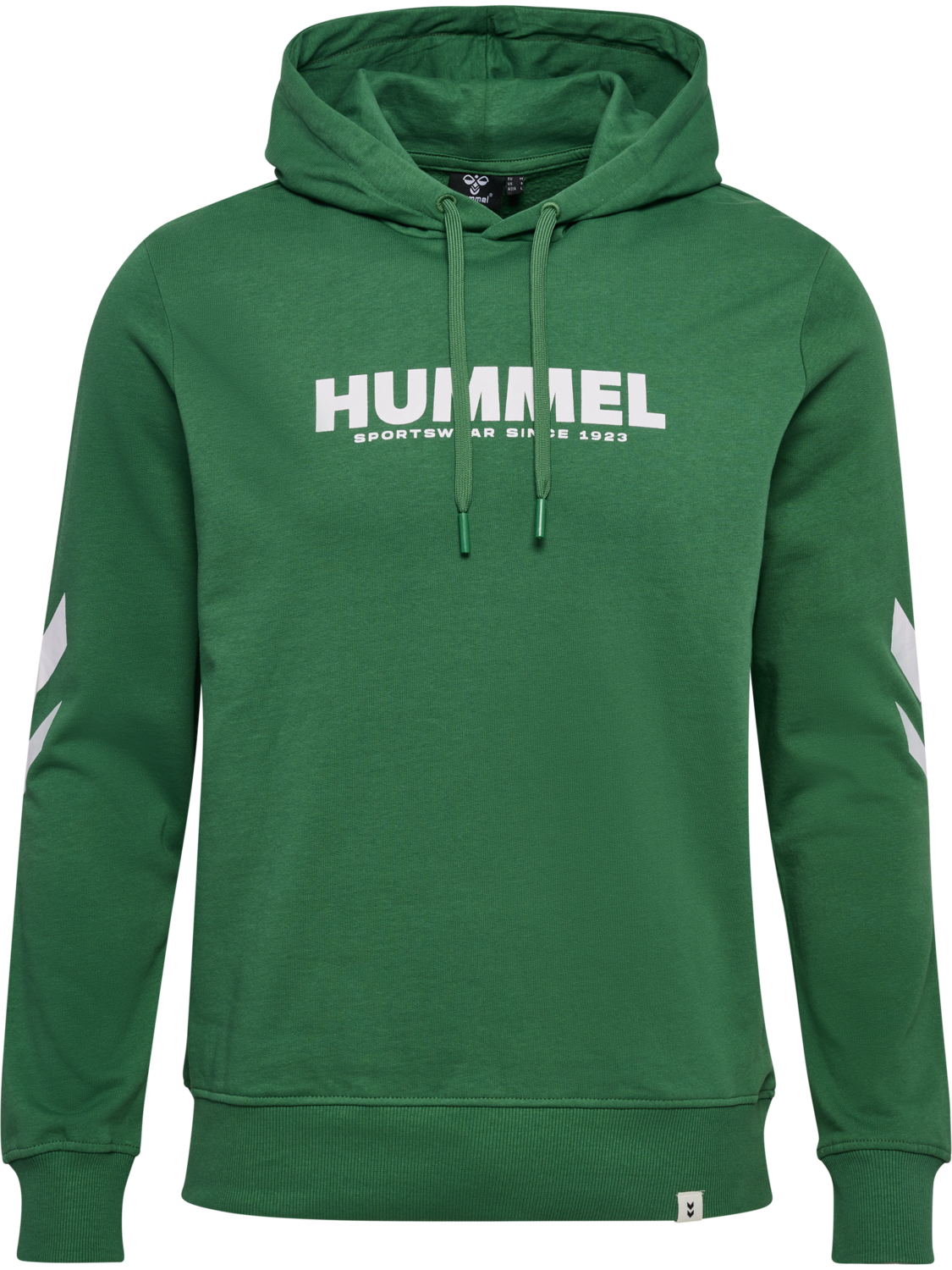 hmlLEGACY LOGO HOODIE, FOLIAGE GREEN, packshot