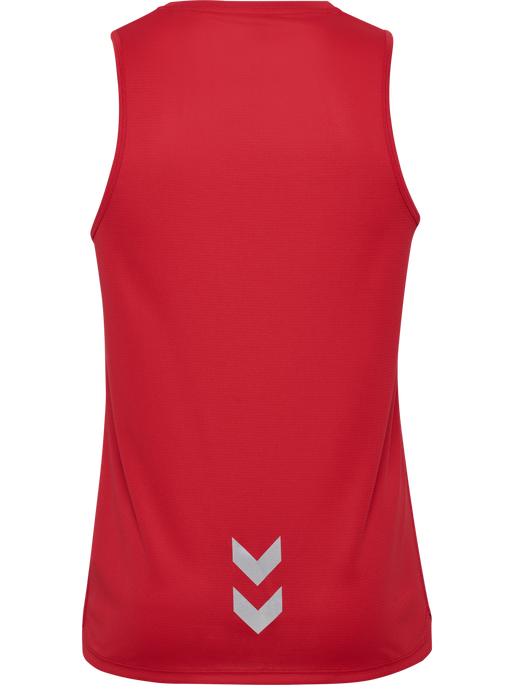 hummel RUN SINGLET S/L TANGO RED