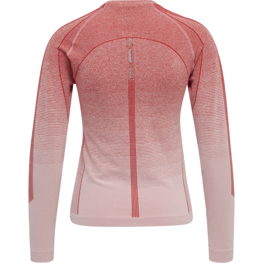 hmlGG12 TRAINING SEAMLESS L/S WOMAN, AURA ORANGE MELANGE, packshot