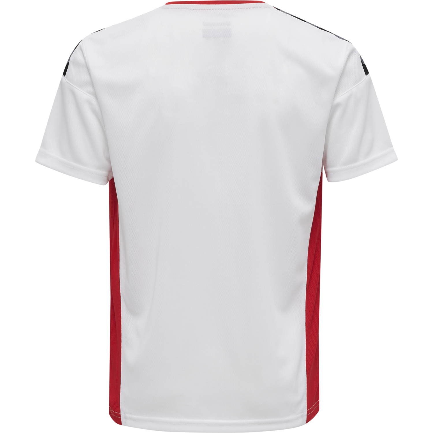 hmlAUTHENTIC KIDS POLY JERSEY S/S, WHITE/TRUE RED, packshot