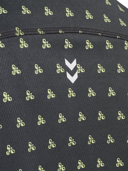 hmlPULSE AOP WORKOUT W T-SHIRT S/S, BLACKENED PEARL, packshot