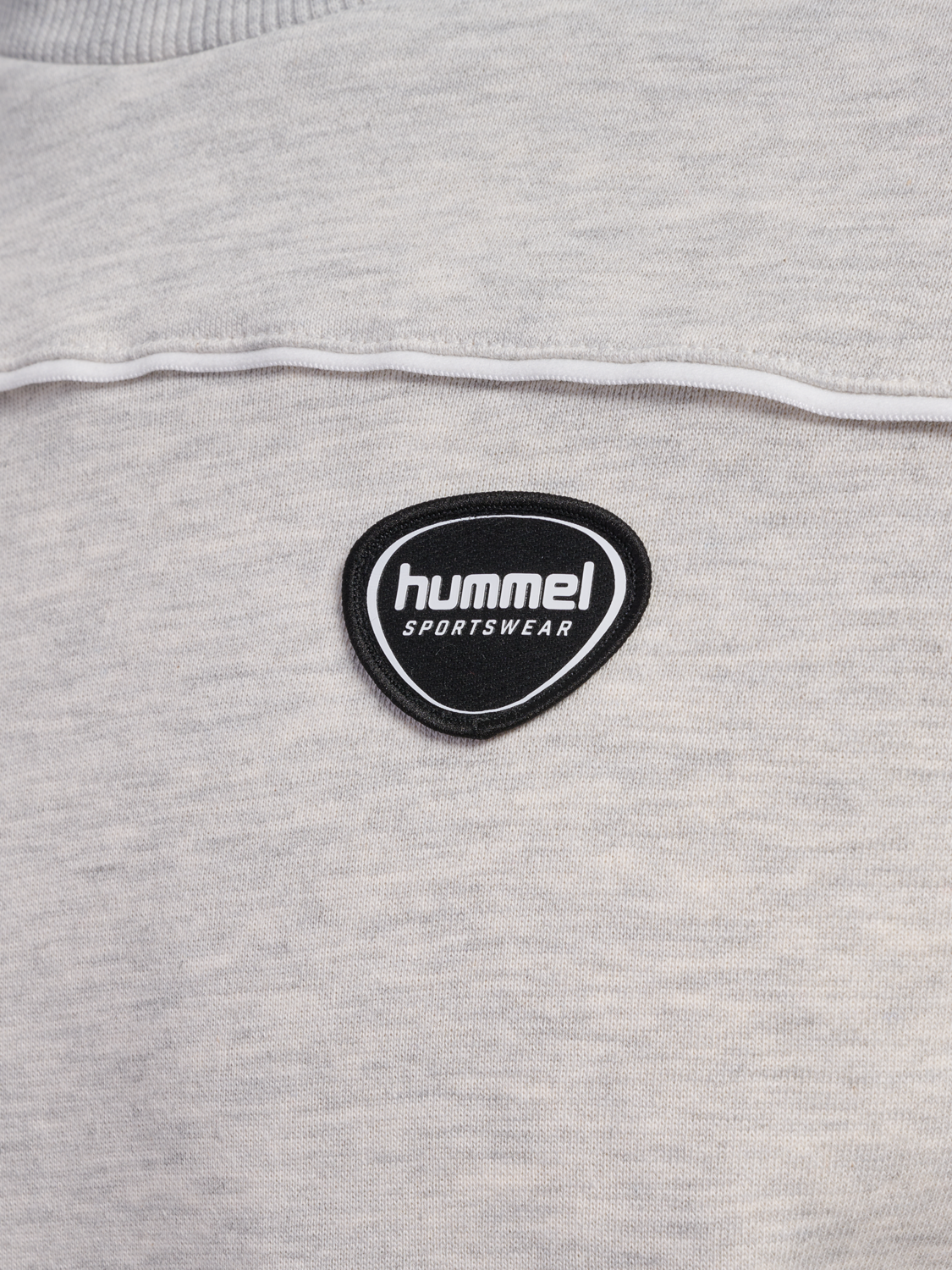 hmlLGC MARK SWEATSHIRT, TOFU MELANGE, packshot