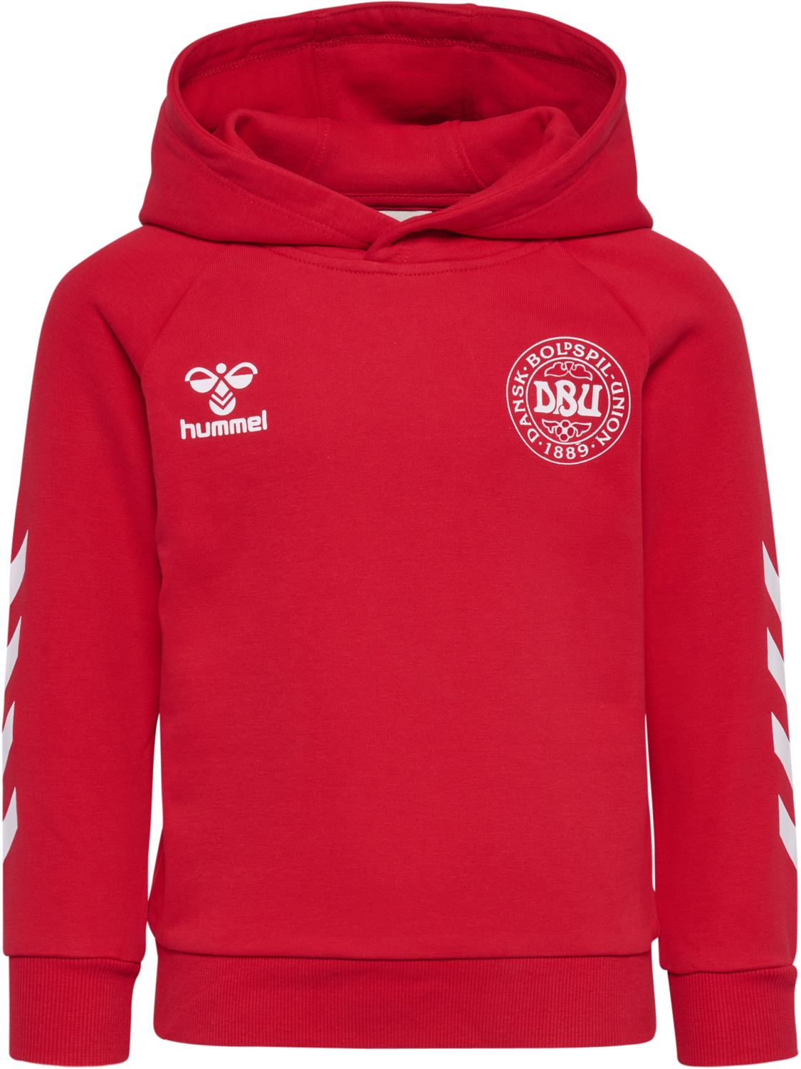 hmlJR REG DBU HOODIE, TANGO RED, packshot