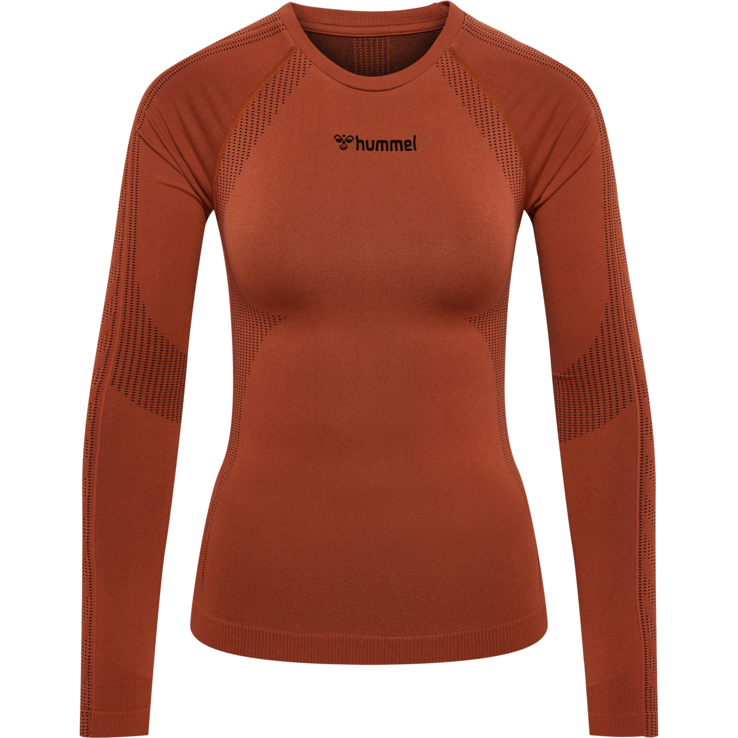 hmlMT SHAPING SEAMLESS T-SHIRT L/S, ARABIAN SPICE, packshot