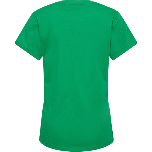 hmlRED BASIC T-SHIRT S/S WOMAN, JELLY BEAN, packshot